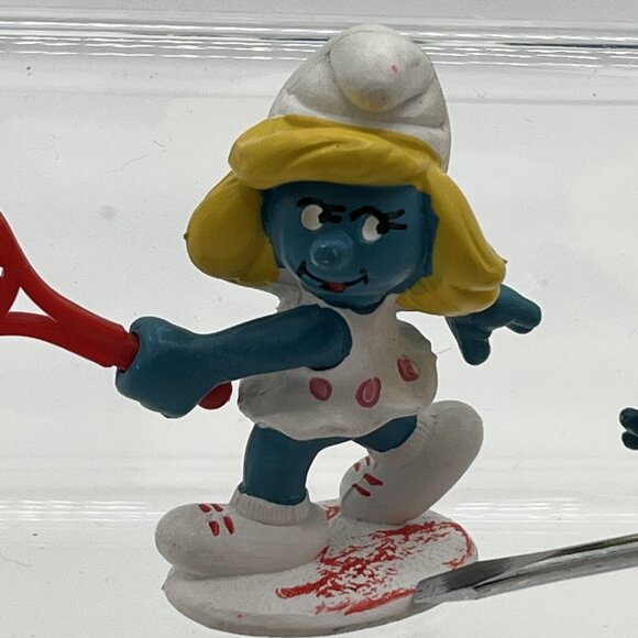 Vintage Smurfs Smurfette Smurf PVC Figures Lot of 7 Schleich Peyo - Picture 8 of 14